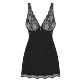 Obsessive Luvae Babydoll | Black Underwire Lingerie with Thong - Lingerie