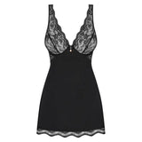 Obsessive Luvae Babydoll | Black Underwire Lingerie with Thong - Lingerie