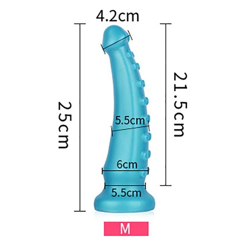 OctoCock Liquid Silicone Dildo Medium - Adult Toys