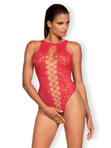 Open Back B120 Teddy Red - Lingerie