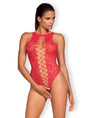 Open Back B120 Teddy Red - Lingerie