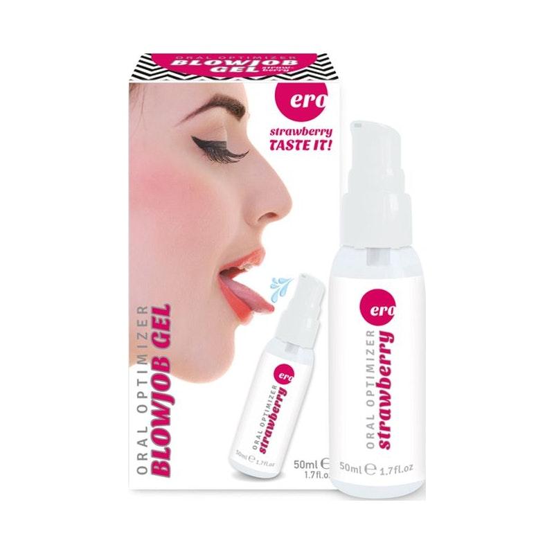 Oral Optimizer Blowjob Gel Strawberry 50ml - Lotions & Potions