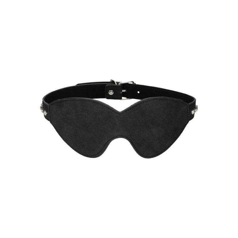 OUCH! Diamond Studded Eye - Mask - Black Eye Mask - BONDAGE - TOYS