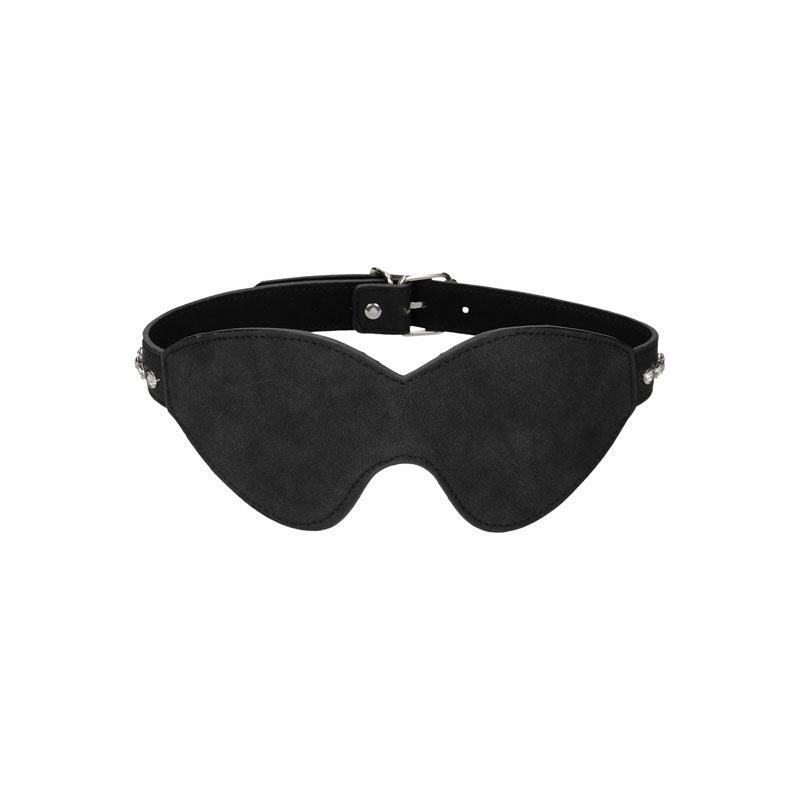 OUCH! Diamond Studded Eye-Mask - Black Eye Mask - Naughty by Nature Adult Store