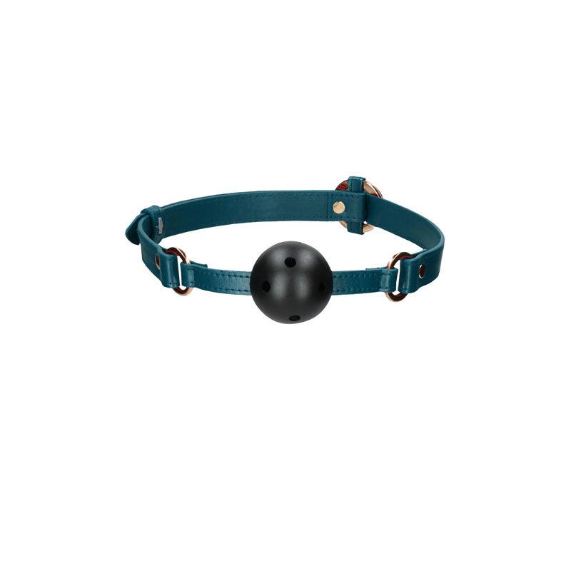 OUCH! Halo - Breathable Ball Gag - Green Mouth Restraint - BONDAGE - TOYS
