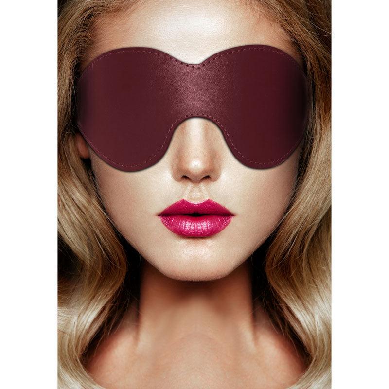 OUCH! Halo - Eyemask - Burgundy Eye Mask - Naughty by Nature Adult Store