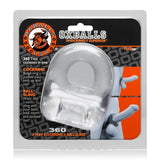 Oxballs 360 Cockring and Ballsling – Clear FLEX - TPR Dual Support - Adult Toys
