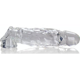 OxBalls Butch Cocksheath Clear – SuperFLEX Realistic Veined Sleeve - Adult Toys