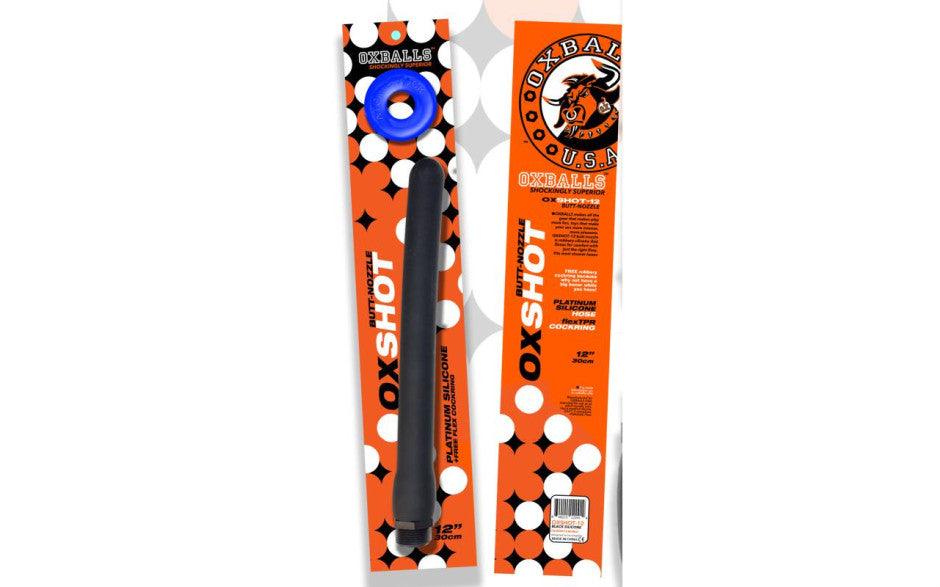 Oxshot Butt Nozzle 12in Shower Hose - Adult Toys