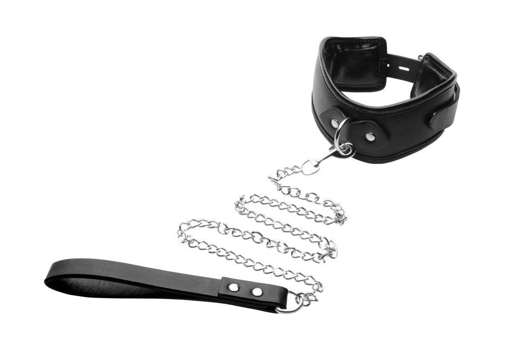 Padded Locking Posture Collar - Adult Toys