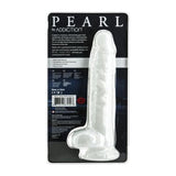 Pearl Dildo 8.5in Pearl White - Adult Toys