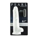 Pearl Dildo 8.5in Pearl White - Adult Toys