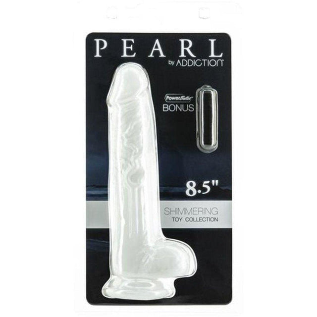 Pearl Dildo 8.5in Pearl White - Adult Toys