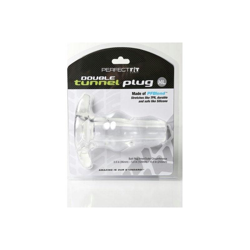 PerfectFit Double XL Tunnel Plug – Hollow Silicone PF Blend Butt Plug - Adult Toys
