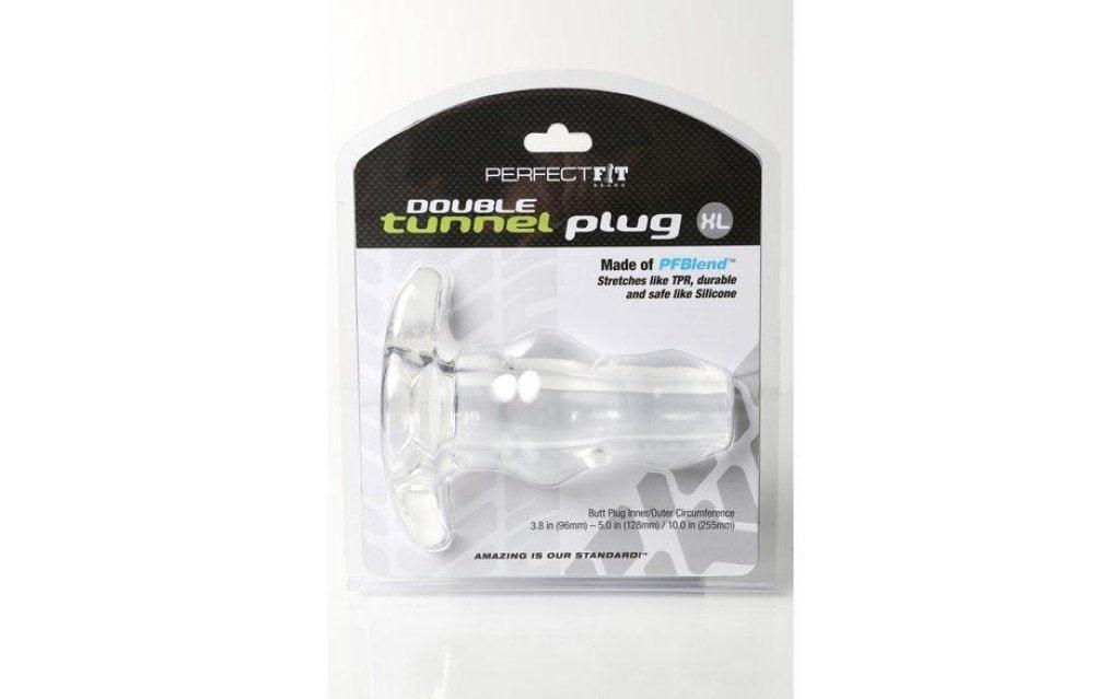 PerfectFit Double XL Tunnel Plug – Hollow Silicone PF Blend Butt Plug - Adult Toys