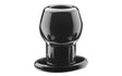 PerfectFit Tunnel Plug Medium - Hollow Silicone TPR Anal Plug | Black - Adult Toys