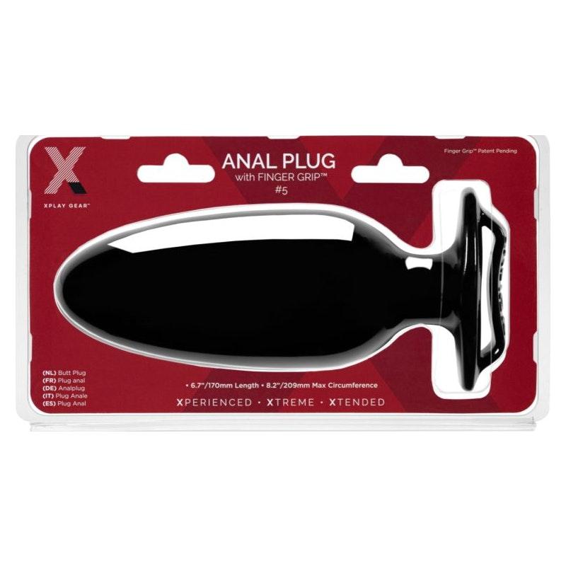 PerfectFit Xplay Finger Grip Anal Plug - Large 7 - Inch PFBlend Toy - Adult Toys