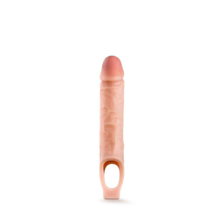 Performance 10in Cock Sheath Penis Extender Vanilla - Naughty by Nature Adult Store