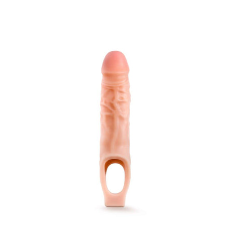 Performance 9in Cock Sheath Penis Extender Vanilla - Naughty by Nature Adult Store