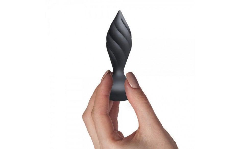 Petite Sensation Desire Butt Plug w Remote Black - Adult Toys