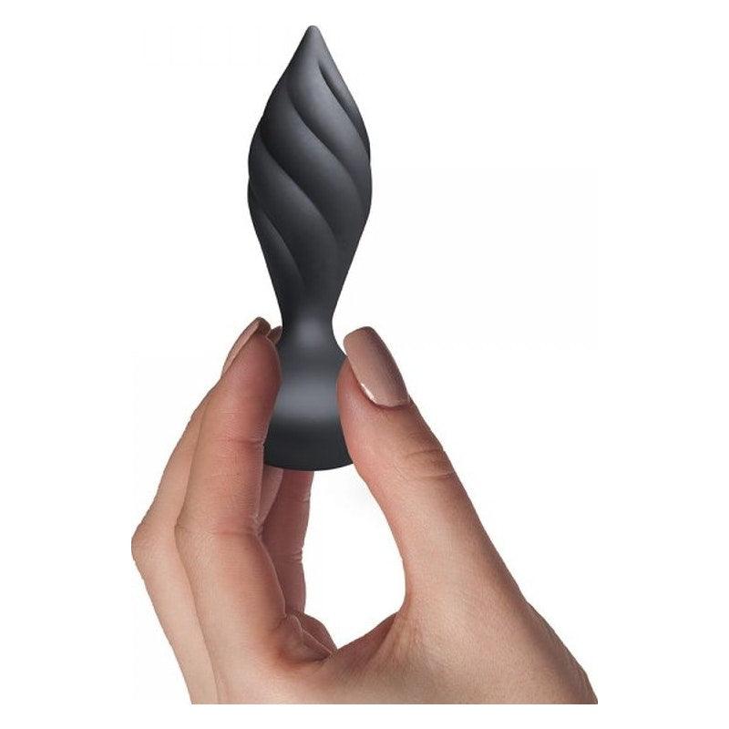 Petite Sensation Desire Butt Plug w Remote Black - Adult Toys