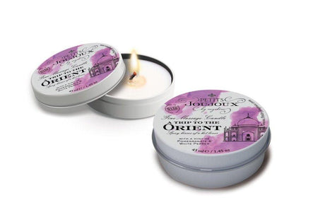 Petits JouJoux Massage Candle – Orient Pomegranate & White Pepper 43ml - Lotions & Potions