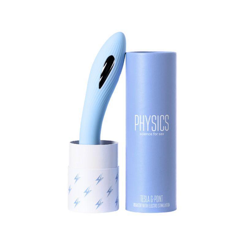 Physics Tesla Electric - Stim G - Spot Vibrator | Blue Silicone Rechargeable - Adult Toys