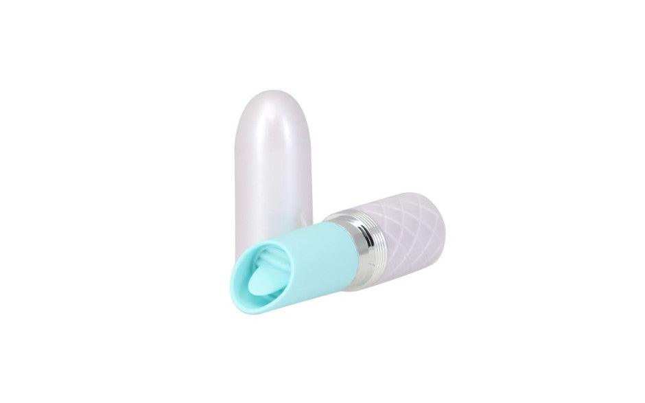 Pillow Talk Lusty Flickering Massager Teal - Adult Toys