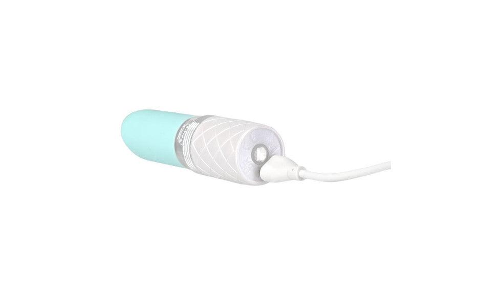 Pillow Talk Lusty Flickering Massager Teal - Adult Toys