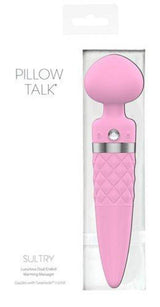 Pillow Talk Sultry Dual Ended Warming Massager Pink - Naughty by Nature Adult Store