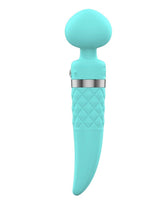 Pillow Talk Sultry Dual Ended Warming Massager Teal - Naughty by Nature Adult Store