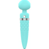 Pillow Talk Sultry Dual Ended Warming Massager Teal - Adult Toys