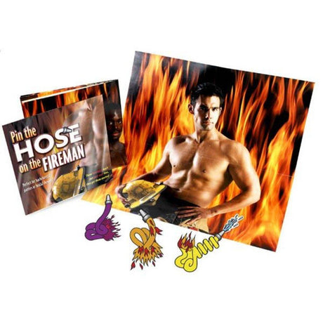Pin The Hose On The Fireman Adult Hens Party Game by Little Genie - GAMES