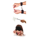 Pipedream Sensual Seduction Bondage Kit - 3 Piece Set with Feather Tickler - BONDAGE - TOYS