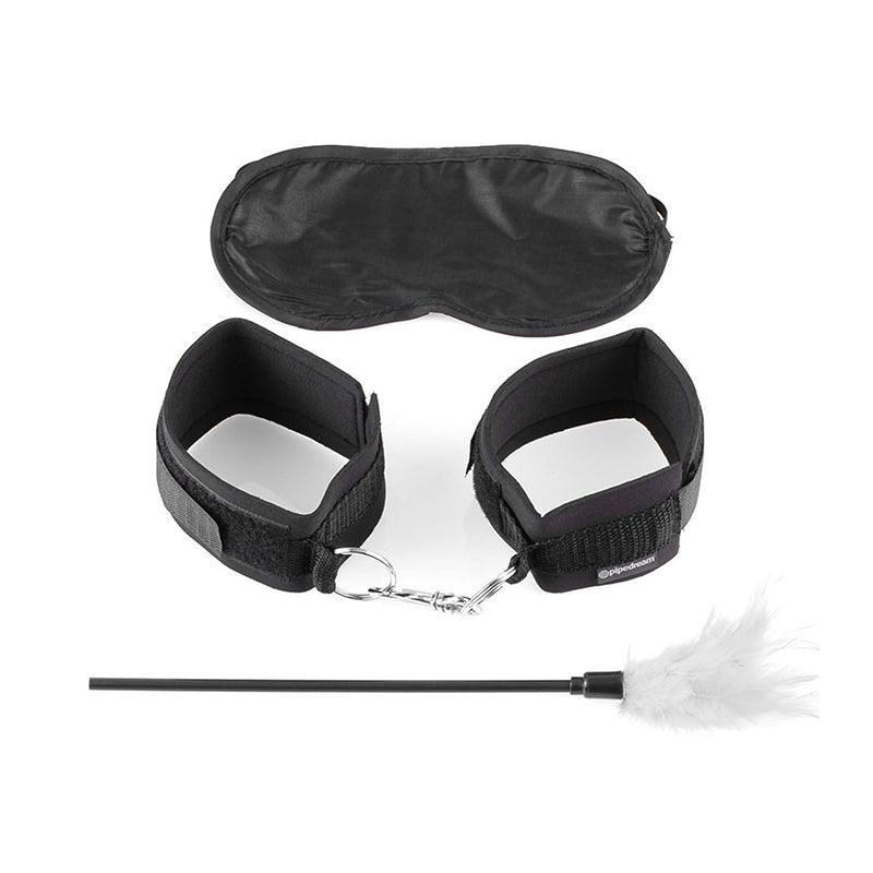 Pipedream Sensual Seduction Bondage Kit - 3 Piece Set with Feather Tickler - BONDAGE - TOYS