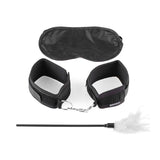 Pipedream Sensual Seduction Bondage Kit - 3 Piece Set with Feather Tickler - BONDAGE - TOYS