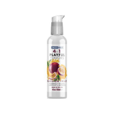 Playful Flavours 4 In 1 Wild Passion Fruit 4oz/118ml - Naughty by Nature Adult Store