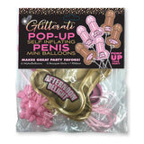 Pop-Up Self Inflating Penis Mini-Balloons - 6 Pack - Naughty by Nature Adult Store