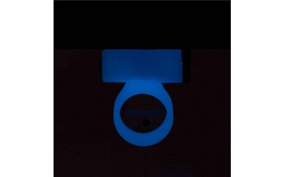 Power Bullet Cosmic Cock Ring w Bullet Glow in the Dark - Adult Toys