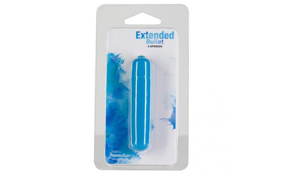 Power Bullet Extended 9cm 3 Speed Teal - Naughty by Nature Adult Store