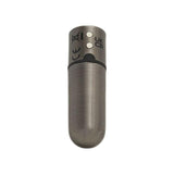Power Bullet First Class 6cm Rechargeable w Crystal Gun Metal - Adult Toys