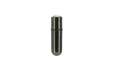 Power Bullet First Class 6cm Rechargeable w Crystal Gun Metal - Adult Toys