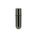 Power Bullet First Class 6cm Rechargeable w Crystal Gun Metal - Adult Toys