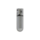 Power Bullet First Class 6cm Rechargeable w Crystal Silver - Adult Toys