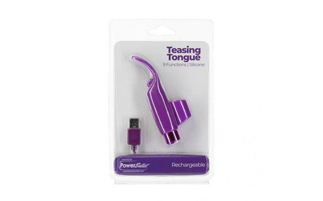 Power Bullet Teasing Tongue w Rechargeable Bullet Purple - Naughty by Nature Adult Store