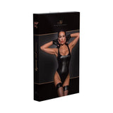 Power Wetlook Bodysuit w High Cut Leg - Lingerie