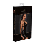 Power Wetlook Mini Dress w Lace Up Back - Lingerie