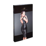 Power Wetlook Pencil Skirt w Long Zipper - Lingerie