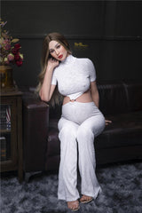 Pregnant Pearl E Cup Silicone Irontech Sex Doll 158cm Realistic Full Body Doll for Immersive Pleasure Experience - sex doll