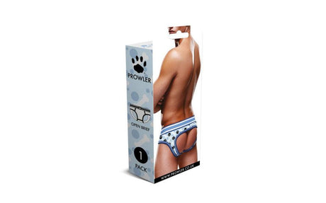 Prowler Blue Paw Open Back Brief - Lingerie